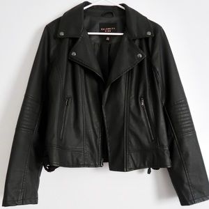 Celebrity Pink Faux Leather Jacket